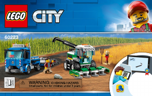 Bedienungsanleitung Lego set 60223 City Transporter für Mähdrescher