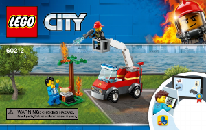 Bedienungsanleitung Lego set 60212 City Feuerwehr beim Grillfest