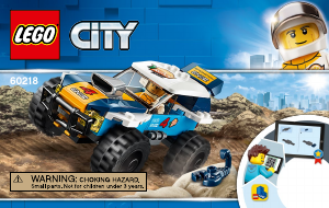 Bedienungsanleitung Lego set 60218 City Wüsten-Rennwagen