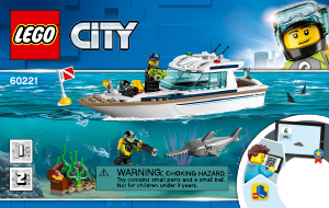 Mode d’emploi Lego set 60221 City Le yacht de plongée