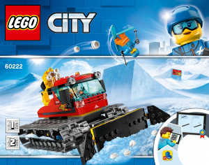 Manual de uso Lego set 60222 City Máquina pisanieves