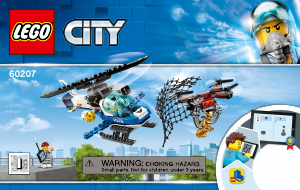 Käyttöohje Lego set 60207 City Taivaspoliisin lennokkijahti