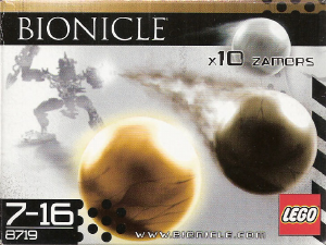 Mode d’emploi Lego set 8719 Bionicle Zamor spheres