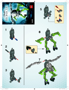 Manual de uso Lego set 6126 Bionicle Good guy
