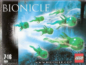 Manual de uso Lego set 8934 Bionicle Squid ammo