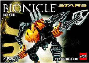 Vadovas Lego set 7138 Bionicle Rahkshi