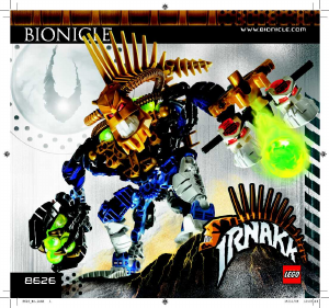 Manual Lego set 8626 Bionicle Irnakk