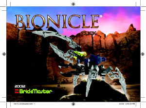 Manual de uso Lego set 20012 Bionicle Click