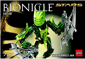 Manual de uso Lego set 7117 Bionicle Gresh