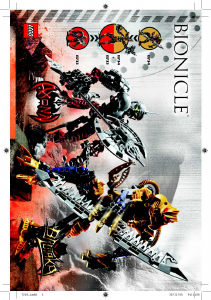 Vadovas Lego set 7216 Bionicle Brutaka