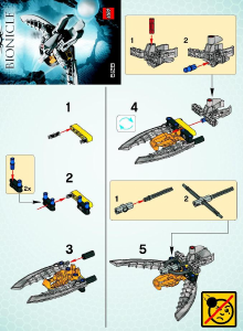 Manual Lego set 6128 Bionicle Function