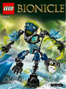 Bedienungsanleitung Lego set 71314 Bionicle Sturm-Ungeheuer