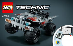 Brugsanvisning Lego set 42090 Technic Flugtbil