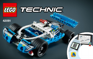 Instrukcja Lego set 42091 Technic Policyjny pościg