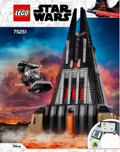 Manual Lego set 75251 Star Wars Darth Vaders castle