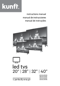 Manual Kunft 40CGL107016 Televisor LED