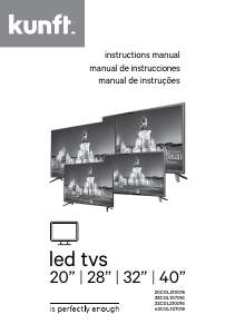 Bruksanvisning Kunft 28CGL107016 LED TV