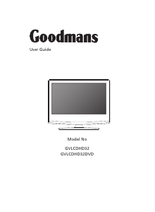 Bruksanvisning Goodmans GVLCDHD32 LCD TV
