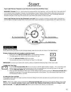 Manual Stauer 17468 Watch
