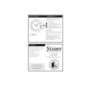 Manual Stauer 31518 Watch