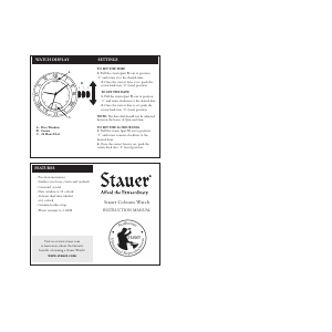 Manual Stauer 35604 Watch
