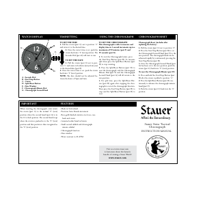 Manual Stauer 38621 Watch