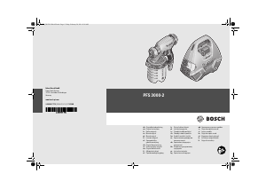 Brugsanvisning Bosch PFS 3000-2 Malersprøjte
