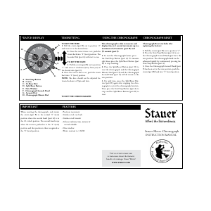 Manual Stauer 40265 Watch