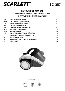 Handleiding Scarlett SC-287 Stofzuiger