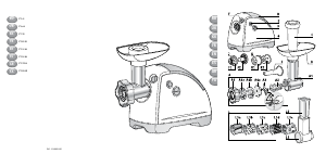 Руководство Moulinex ME628127 Мясорубка