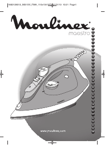 Kullanım kılavuzu Moulinex IM3140E0 Maestro Ütü