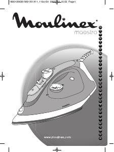 Bruksanvisning Moulinex IM3160E0 Maestro Strykjärn
