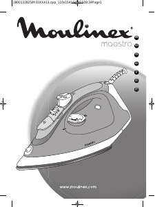 Mode d’emploi Moulinex IM3166M0 Maestro Fer à repasser