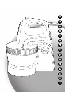 Manual Moulinex HM615110 Misturador da mão