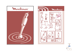 Manual Moulinex DDH141 Hand Blender
