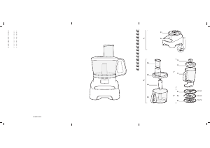 Manuale Moulinex FP824H27 Robot da cucina