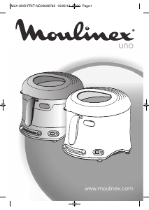 Manual de uso Moulinex AF135D27 Uno Freidora