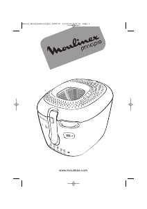 Manual Moulinex AF100530 Principio Fritadeira