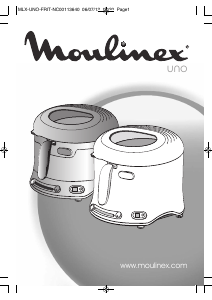 Manual de uso Moulinex AF123111 Uno Freidora