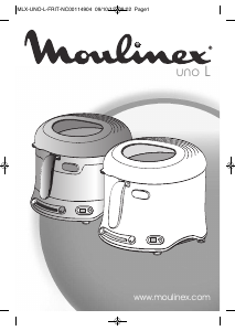 Manual de uso Moulinex AF165111 Uno L Freidora