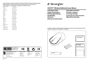 Instrukcja Kensington K72335EU Ci10 Fit Mysz