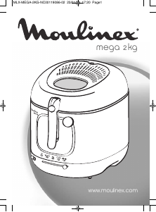 Bruksanvisning Moulinex AM400170 Mega Frityrgryte