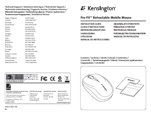 Használati útmutató Kensington K72339EU Pro Fit Egér