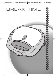 Handleiding Moulinex SW612545 Break Time Contactgrill