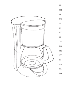 Manual Moulinex FG260810 Coffee Machine