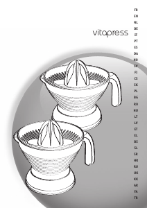 Посібник Moulinex PC300B27 Vitapress Соковижималка для цитрусових