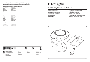 Manual de uso Kensington K72343EU Pro Fit Ratón