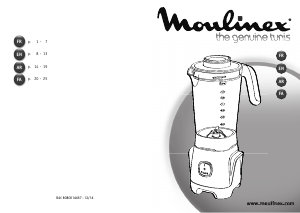 Bruksanvisning Moulinex LM240141 The Genuine Tunis Blender