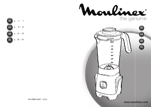 كتيب خلاط LM242127 The Gunuine Moulinex