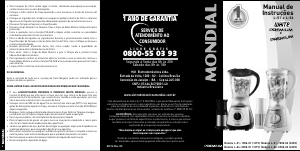 Manual Mondial L-56 Liquidificadora